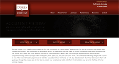 Desktop Screenshot of dortaandortega.com